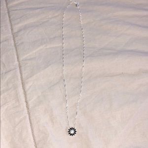 Sterling Sliver Flower Necklace